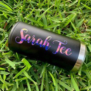 White Claw 12oz Slim Can Koozie Hologram Colster